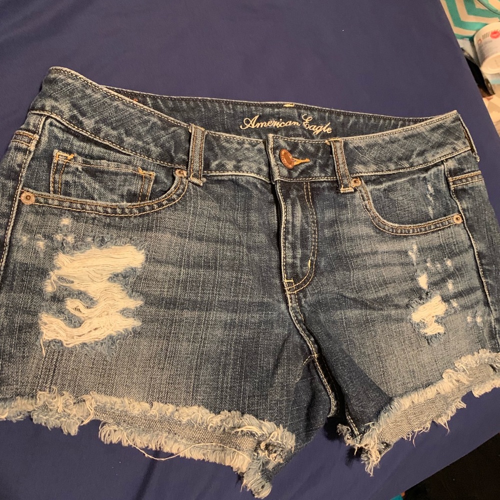 American eagle jean shorts